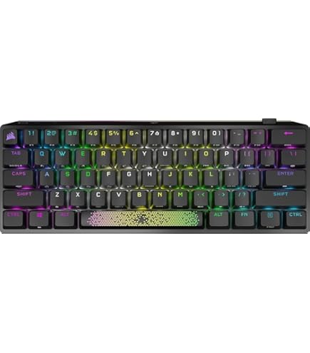 Amazon.com: Corsair K65 PRO Mini RGB 65% Optical-Mechanical Wired